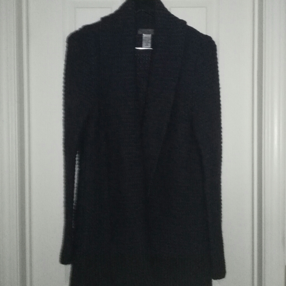 Long open front cardigan - Picture 3 of 4